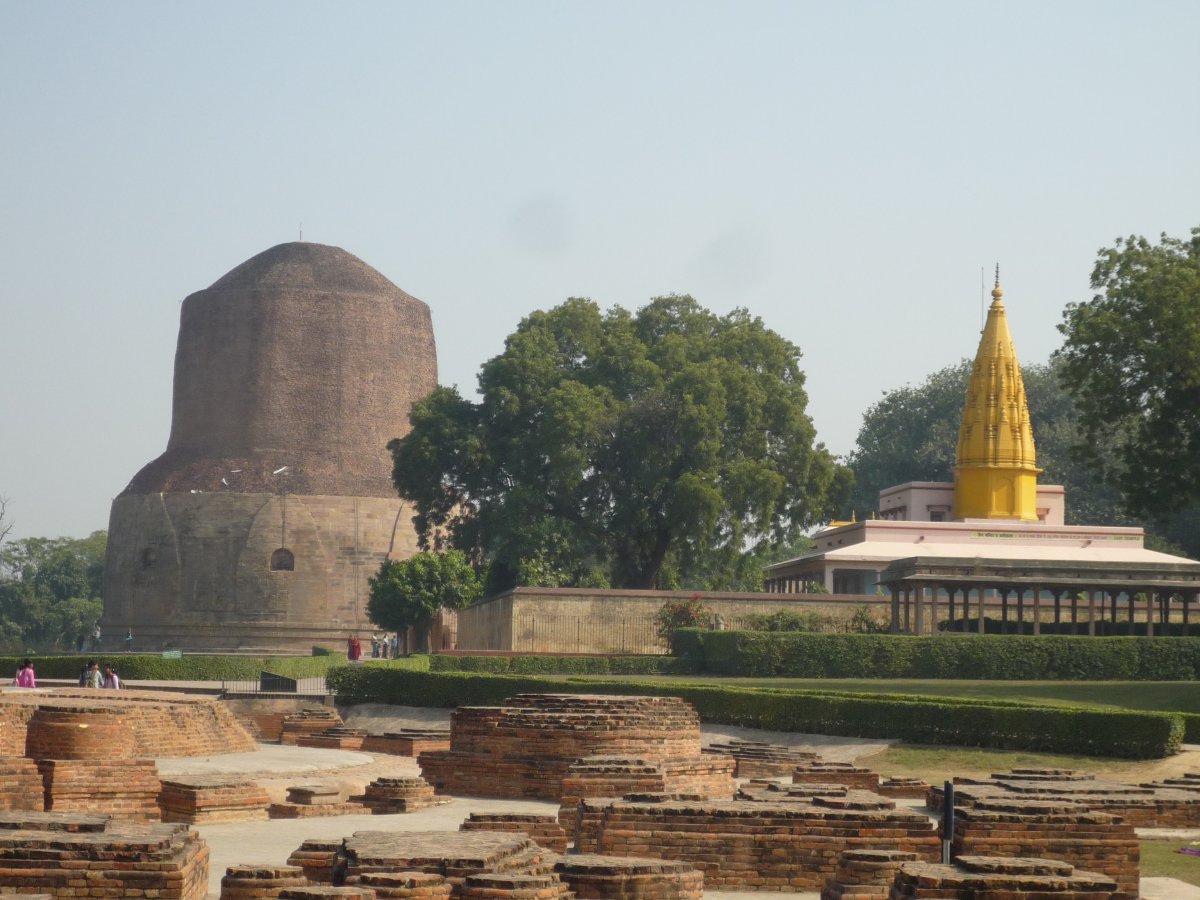 Dhamekh Stupa - Buddha's stay and preaching07